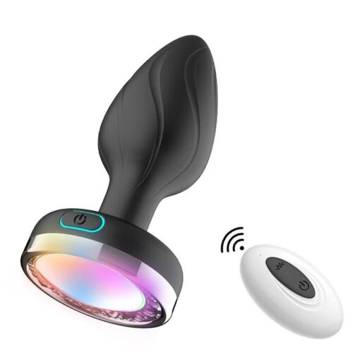 ID: SK235 Vibrating Anal Plug with remote control - 10 frequency vibration!  
