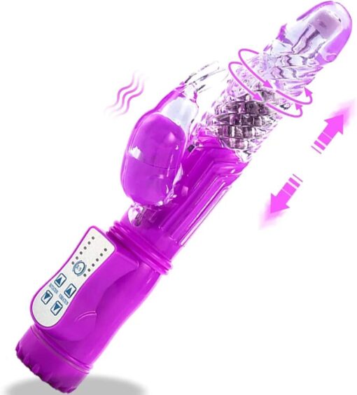 ID: SK024 Rotating Rabbit Vibrator - 6 Vibrations Mode - Rechargeable ID: SK024 Rotating Rabbit Vibrator - 6 Vibrations Mode - Rechargeable
