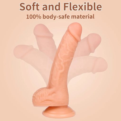 ID: SK505 Realistic Dildo with Suction Cup  (No Vibration)  