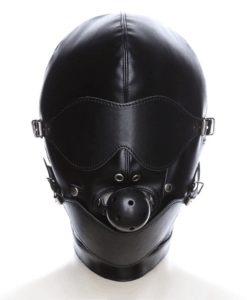 ID: SK199 Leather Head mask