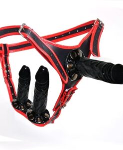 ID: SK242 Triple dildo strap on