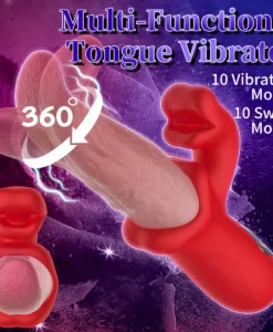 ID: SK055 Swinging Tongue, licking, sucking vibrator