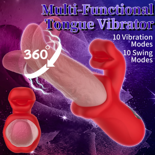 ID: SK055 Swinging Tongue, licking, sucking vibrator  