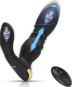ID: SK063 Prostate/Anal thrusting dildo, butt massager, vibrating Vibe, Remote control.