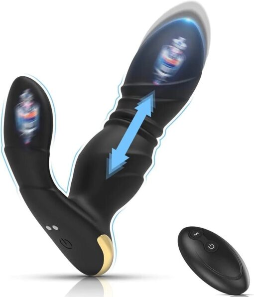 ID: SK063 Prostate/Anal thrusting dildo, butt massager, vibrating Vibe, Remote control.  